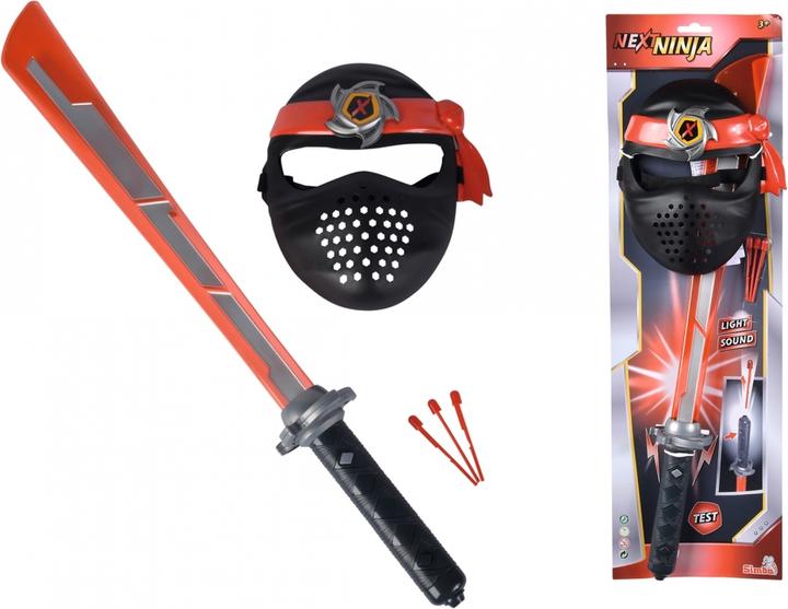 Immagine prodotto Simba Successivo Spada e maschera ninja, rossa