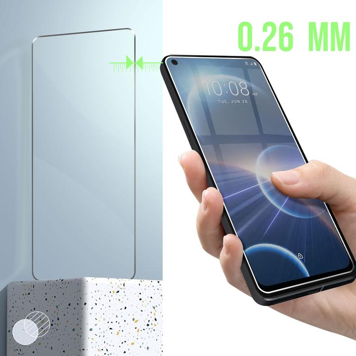 Immagine prodotto Avizar Pellicola di protezione del display in vetro di durezza 9H (1 Pezzo/i, HTC Desire 22 Pro)