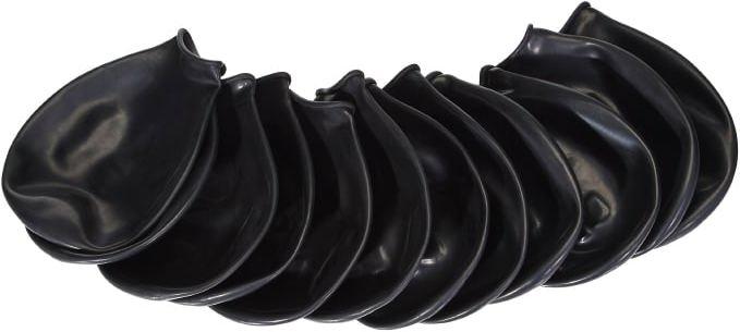 Actual product image Pawz Dog shoe M 7.6cm black 12 pcs - (278096) (M, Dog boots)