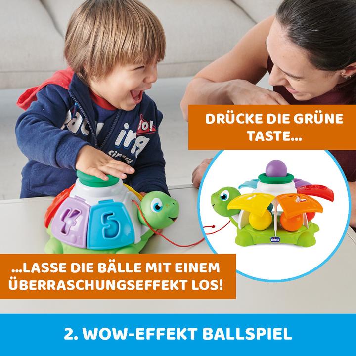 Actual product image Chicco Pull-along toy sorting turtle to pull