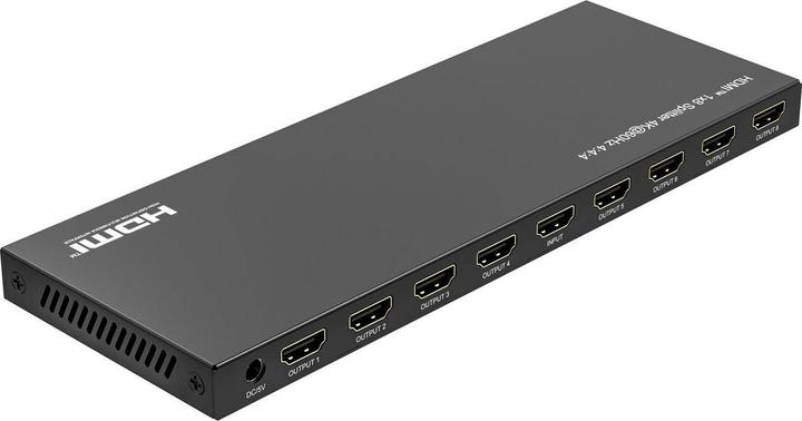 Actual product image MicroConnect HDMI 4K Splitter 1x 8 Support