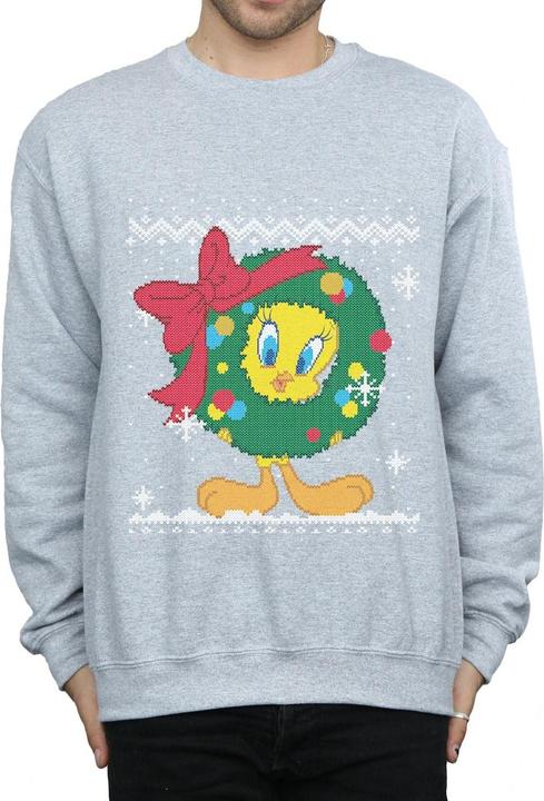 Immagine prodotto Looney Tunes Tweety Pie Christmas Fair Isle Felpa Uomo (M)