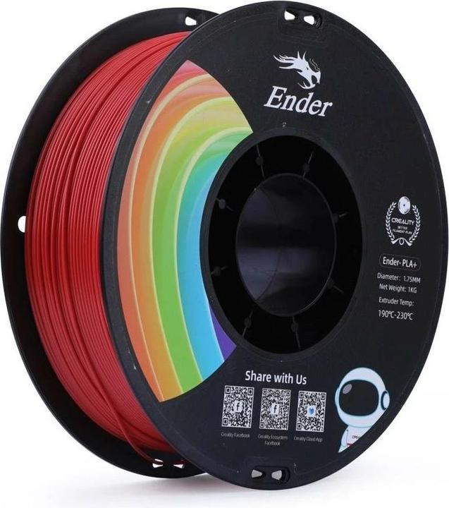 Image du produit Creality Ender (PLA, 1.75 mm, 1000 g, Rouge)