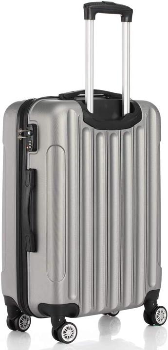 Image du produit Leadzm 4 rouleaux gris argenté (Bagage à main (jusqu'à 50l), M (50 - 90l), L (90 - 115l))