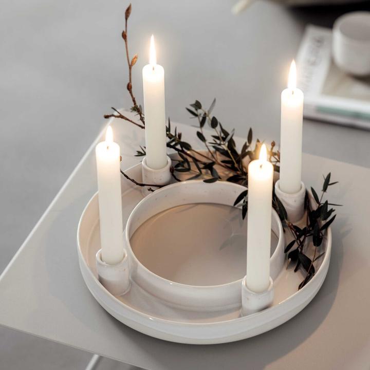 Immagine prodotto Like. by Villeroy & Boch Corona d'Avvento (26,5 x 26,5 x 5,5 cm)