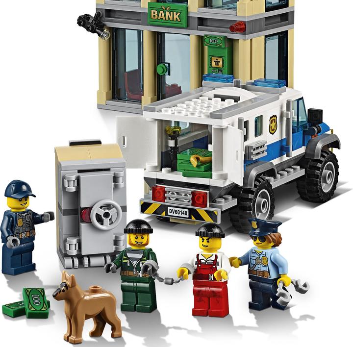 Immagine prodotto LEGO Rapina in banca in città (60140, LEGO City)