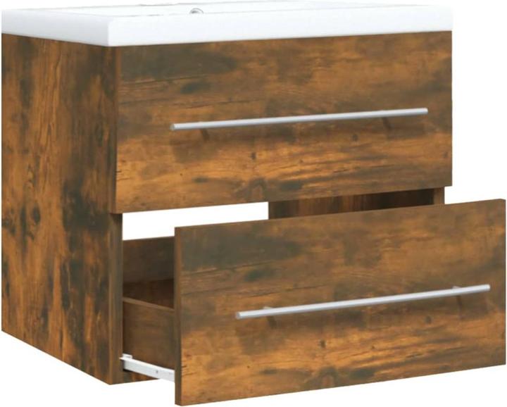 Image du produit VidaXL Meuble sous-vasque avec vasque encastrée