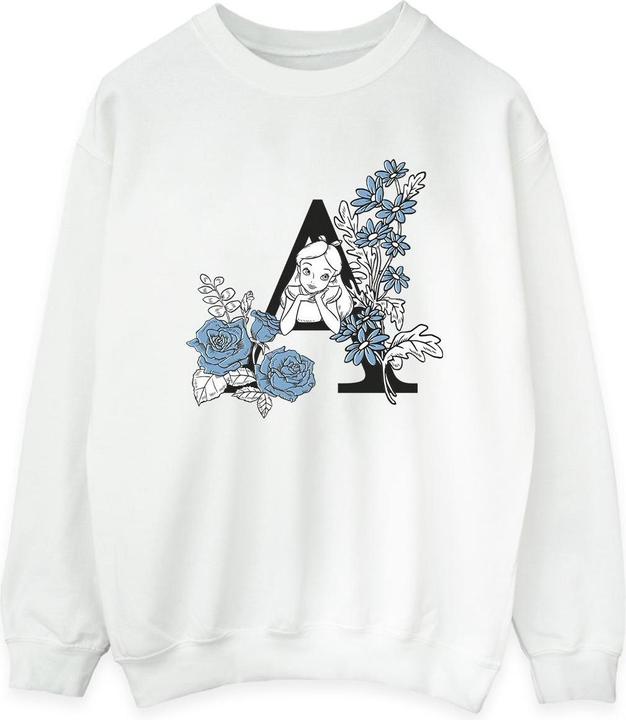 Disney Alice im Wunderland Brief A Sweatshirt