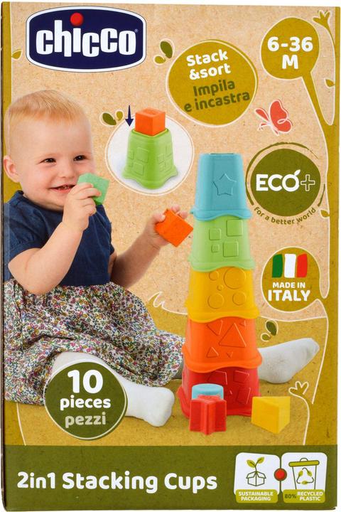 Produktbild Chicco 2 in 1 Stapelbecher - Eco+