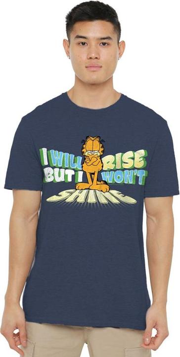Actual product image Garfield Unisex Adult Rise Not Shine T-Shirt (S)