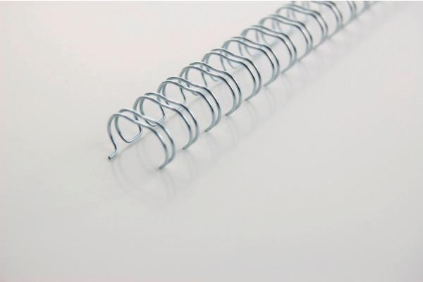 Immagine prodotto GBC Filo di legatura 12,5mm, 34 anelli, argento, 100 pezzi.