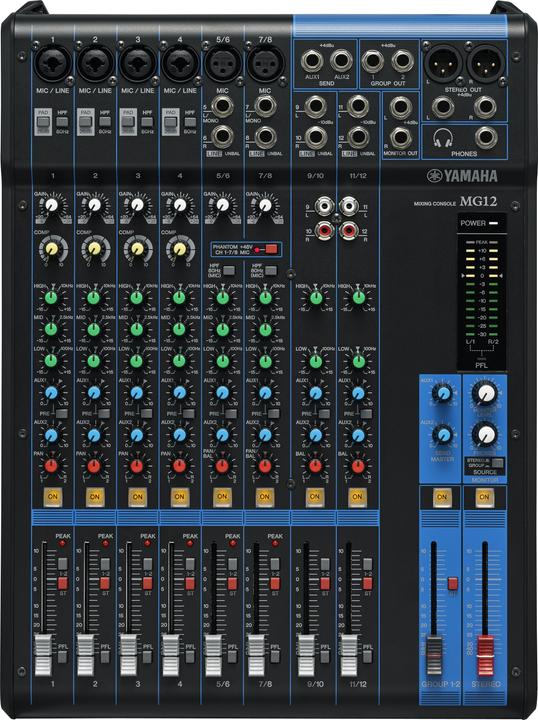 Immagine prodotto Yamaha Mg12 (Mixer da studio e live)