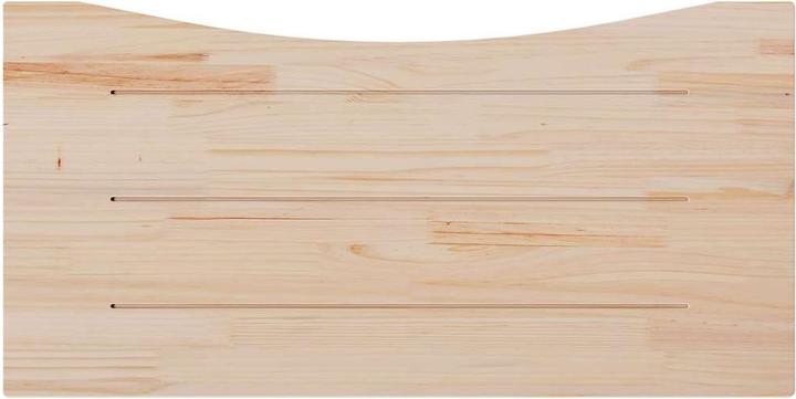 Produktbild VidaXL Schreibtischplatte Weiss 100x60x2,5 cm Massivholz Kiefer (100 x 60 x 2.5 cm)