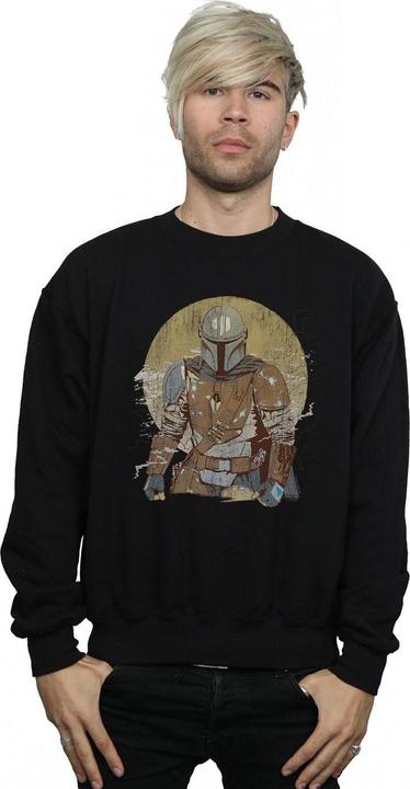 Produktbild Star Wars The Mandalorian Distressed Warrior Sweatshirt (L)