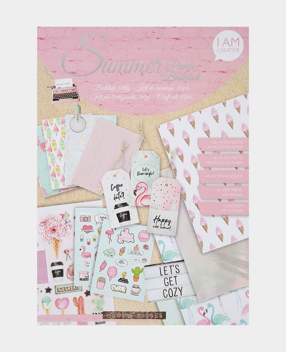 Produktbild I Am Creative Papier Bastelset (200 g/m², 30 x)