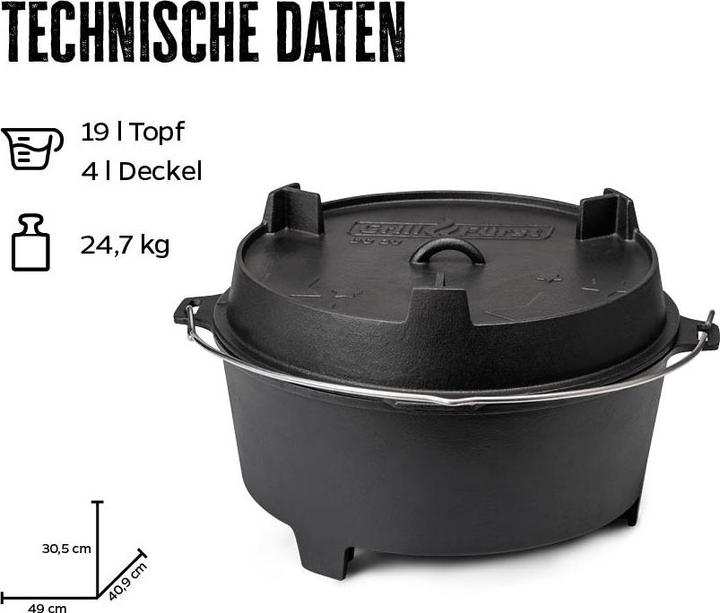Produktbild Grillfürst Dutch Oven BBQ Edition DO20