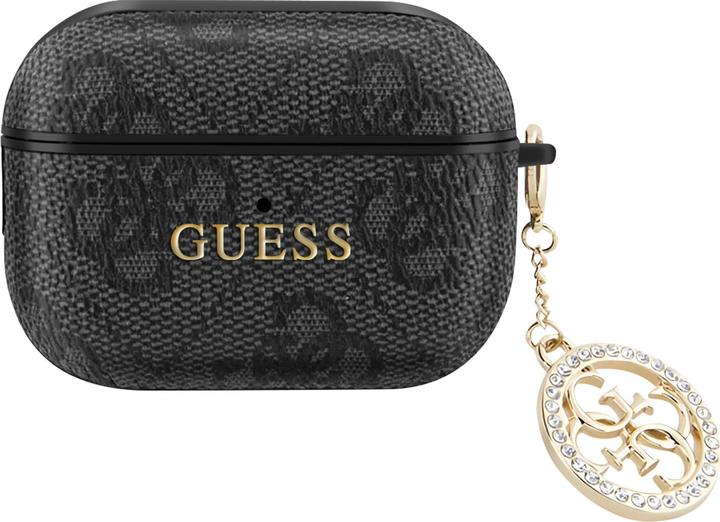 Immagine prodotto Guess Custodia per Airpods Pro 4G Script con ciondolo scintillante con strass (Manicotto per cuffie)
