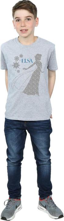 Immagine prodotto Disney Frozen Elsa Christmas Silhouette Maglietta Ragazzi (128)