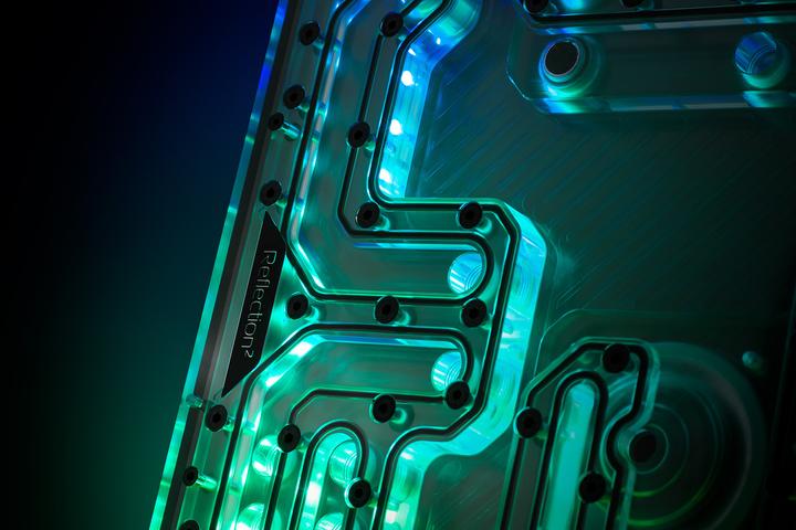 Actual product image EKWB EK-Quantum Reflection² PC-O11D EVO D5 PWM D-RGB - acrylic