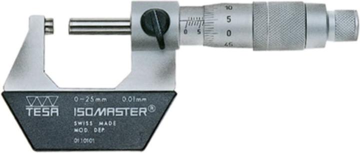 Produktbild Tesa ISOMASTER-Messschraube Messbereich 0- 25 mm mit E (2.50 cm)