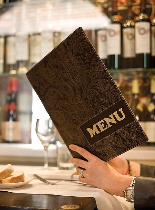Actual product image Securit Menu card folder DESIGN PAISLEY, DIN A4 (A4, 1 x)