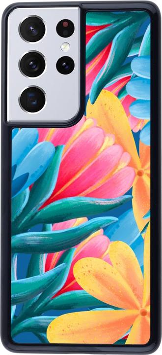 Produktbild PhoneLook Hülle Spring 23 colorful flowers (Samsung Galaxy S21 Ultra 5G)