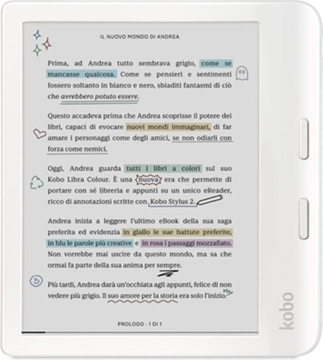 Nährwerte und Zutaten Kobo Libra Colour (7", 32 GB, White)