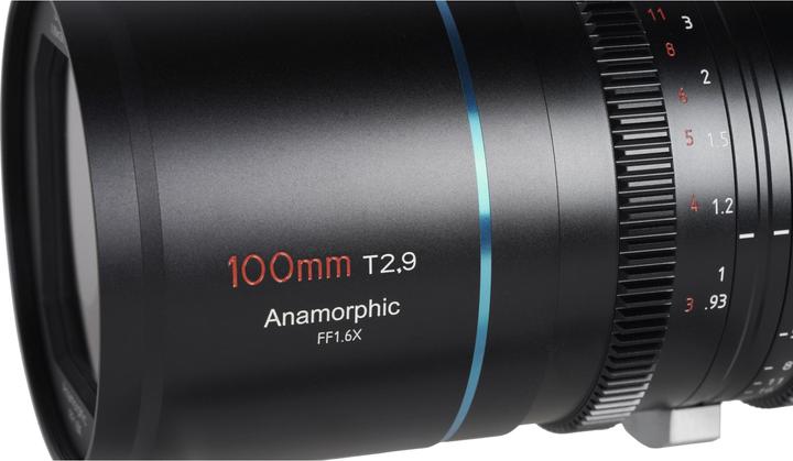 Productafbeelding Sirui Venus 100mm T2.9 1.6x anamorfe full frame lens (E-vatting) (Sony E, Volledig formaat)