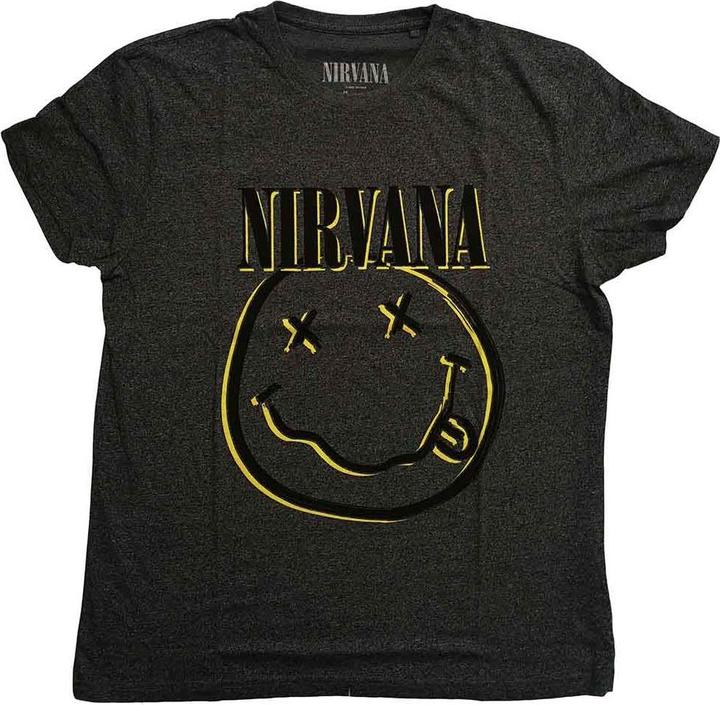 Nirvana Inverse Happy Face (Black, Grey)