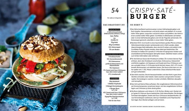Actual product image Ja, ich grill! – Burger (German, Tanja Dusy, 2020)