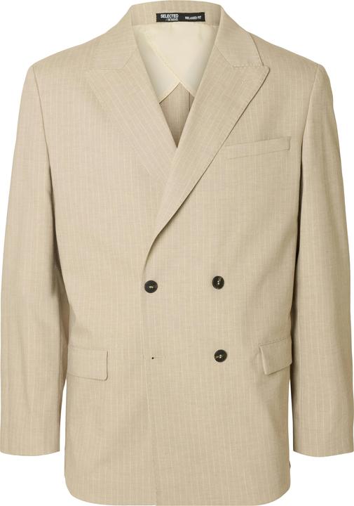 Produktbild Selected Homme Relaxed Fit Nadelstreifen Zweireihiger Blazer (52)