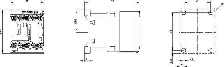Immagine prodotto Siemens Contattore 3kW 230Vac Taglia 00