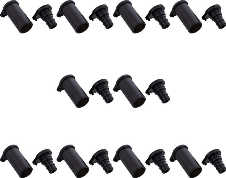 Produktbild InLine ® Staubschutzkappen für Solar Photovoltaik Steckverbinder 10er Set (Solarstecker)