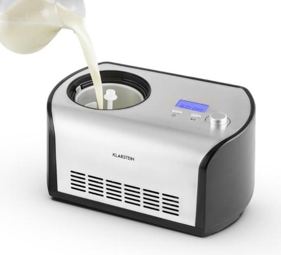 Immagine prodotto Klarstein Gelatiera Snowberry and Choc 1.2l Funzione Keep-Cool Acciaio InoxLook