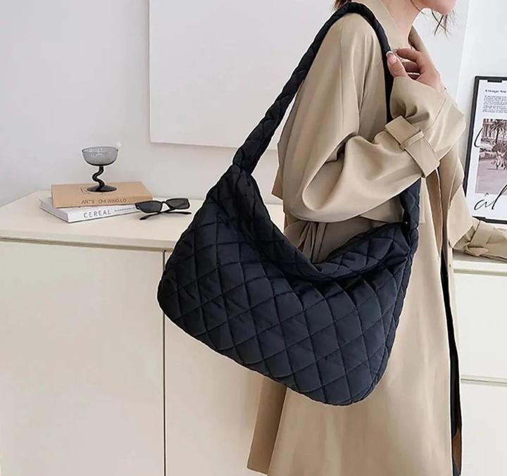 Image du produit Only-Bags.Store Grande capacité Sac matelassé Hiver Chaud Plumeau léger Coton Rembourré Plaid