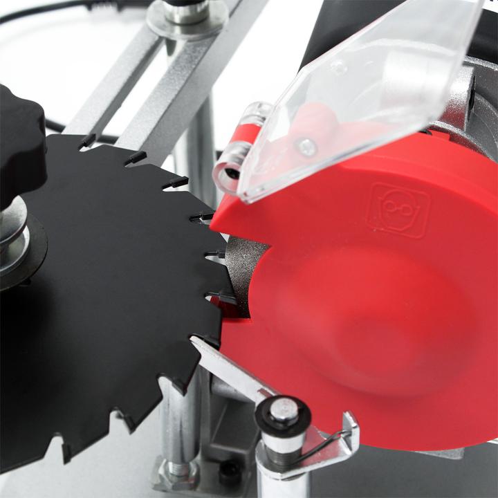 Produktbild Wiltec Sägeblatt Schärfgerät 110W 230V 5300U/min Schleifmaschine Kreissägeblatt (Sägeblattschärfer, 110 W)
