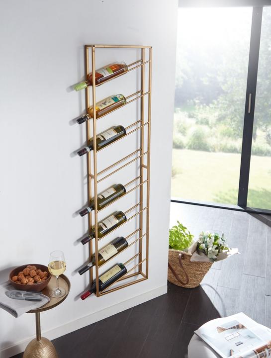 Immagine prodotto FineBuy Portabottiglie FB41453 Metallo Oro