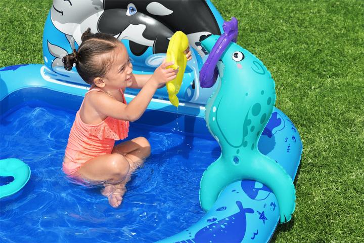 Actual product image Bestway Polar Pals™ Kids Inflatable Water Play Center and Pool 1.34 m x 1.31 m x 73 cm