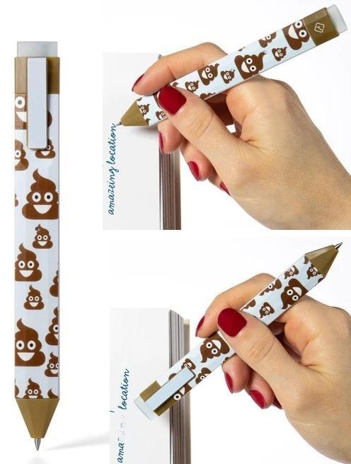 Immagine prodotto Thinking Gifts Penna Boomkark - Penna segnalibro - Poo - Poop