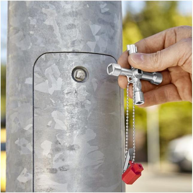 Productafbeelding Knipex Sleutel voor schakelkast en afsluitsystemen 00 11 03