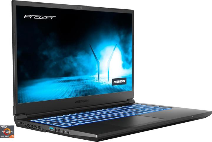 Produktbild Medion Erazer Crawler E25 (15.60", AMD Ryzen 5 5600H, 16 GB, 512 GB, DE)