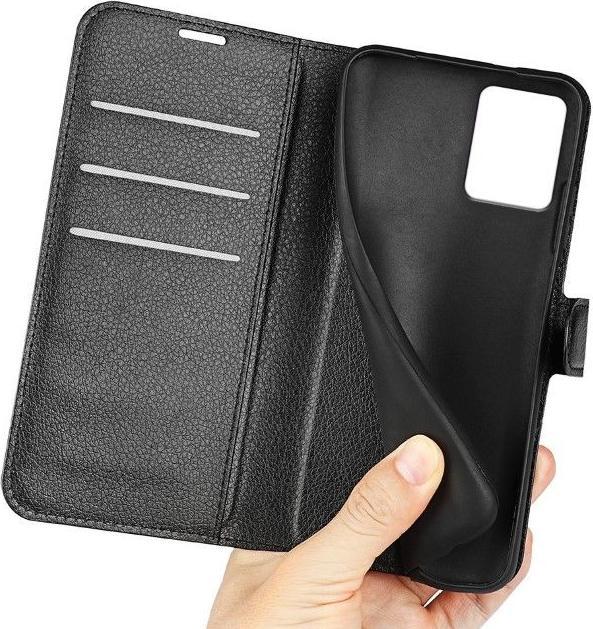 Actual product image MU Classic Litchi Leather Bookcover Series (Xiaomi Redmi Note 13 4G)