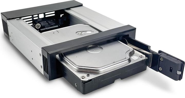 Produktbild Fantec BP-SA35-12G/6G SAS 12G + SATA 6G Wechselrahmen für eine 8,89cm 3,5Zoll HDD in einem 13,335cm