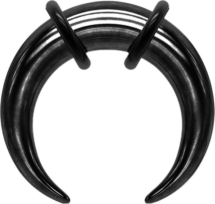 Produktbild Star Piercing Dehnsichel schwarz (Chirurgenstahl 316L)