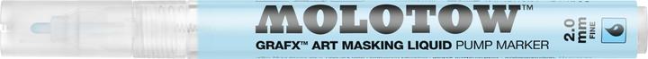 Valeurs nutritives et ingrédients Molotow Masquage du marqueur de pompe à liquide (Bleu, 2 mm, 1 x)