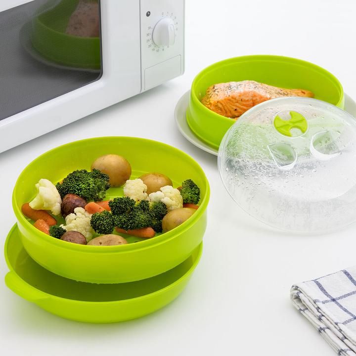Actual product image InnovaGoods Mikrowellen-Dampfgarer