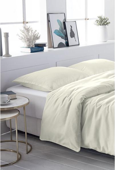 Image du produit Living Home Uni satin (Set de linge de lit, 200 x 210 cm, 65 x 65 cm)