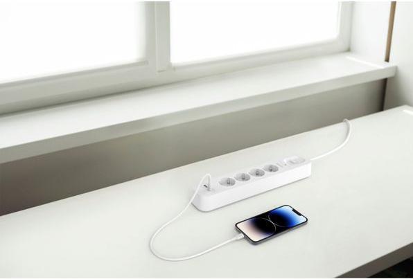 Actual product image Belkin Surgemaster surge protection (4 x, USB-A, CEE 7/3, USB-C, 2 m)