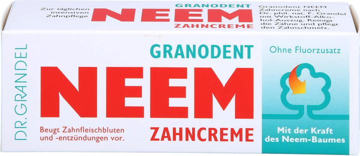 Produktbild Dr Grandel DR:GRANDEL Granodent NEEM Zahncreme ohne Fluorzusatz, 50 ml Zahncreme