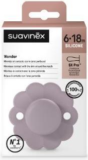 Actual product image Suavinex Reversible soother SX Pro Wunder 6-18M mauve (6 - 18 M.)